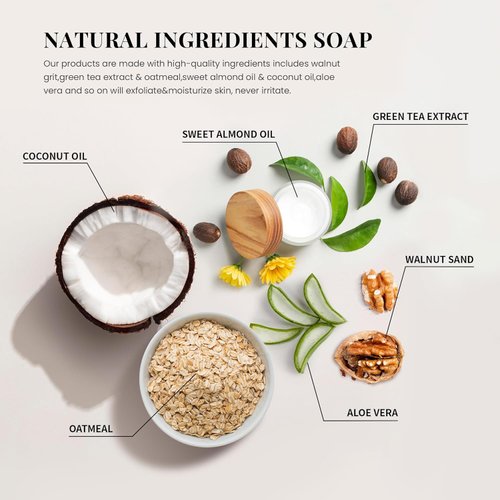 Rinse & Robust Mens Bar Soap Natural Handmade Cleansing Bar Soap Set