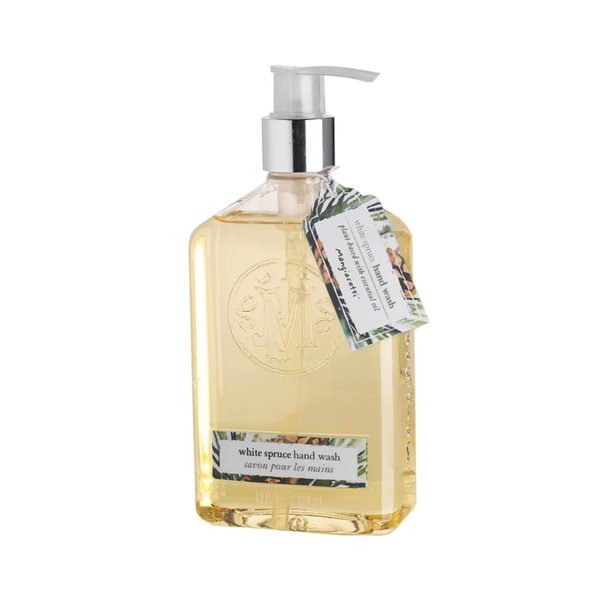 Mangiacotti Liquid Hand Soap Naturally Plant Based Hand-Wash with Vitamin E and Fragrant Essential Oils,12-Ounce, White Spruce
