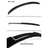 Fits for 2017-2018 Hyundai Elantra Sedan Painted Glossy Black H Style Trunk Lid Spoiler Wing
