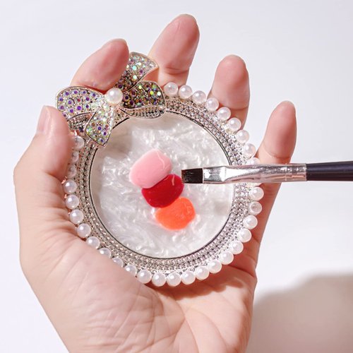 Mcduyant Nail Palette Knot Nail Polish Palette Nail Tray for Nail Art Nail Polish Mixing Palette Nail Art Display Board