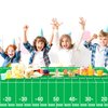 97 PCS Football Party Supplies Tableware Set Football Theme Party Decorations Including Paper Plates Napkins Cups Touchdown Tablecloth for Football Birthday Party, 24 Guests