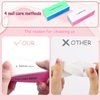 Q&D Nail Buffer Block 5 PCS, 4 Way Shine Polisher Professional Nail Buffing File Manicure File Sanding Files for Nail Care, DIY&Salon Use