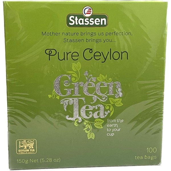 Stassen Pure Green Tea 100 Tea Bags