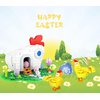Ciesa Easter Chicks Farm Henhouse Building Kit, Easter Gifts for Boys Girls Age 6+, Easter Basket Stuffers Easter Egg Fillers, Easter Toys for Kids Easter Eggs Flowers Building Brick 469PCS