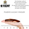 Kent 85T Small Wide Tooth Beard and Mustache Pocket Comb, Coarse Toothed Travel Size for Facial Hair Grooming and Beard Care. Saw-cut of Quality Cellulose Acetate, Hand Polished. Hand-Made in England