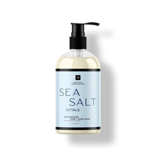Natural Inspirations Sea Salt Citrus Moisturizing Hand + Face Wash 12oz