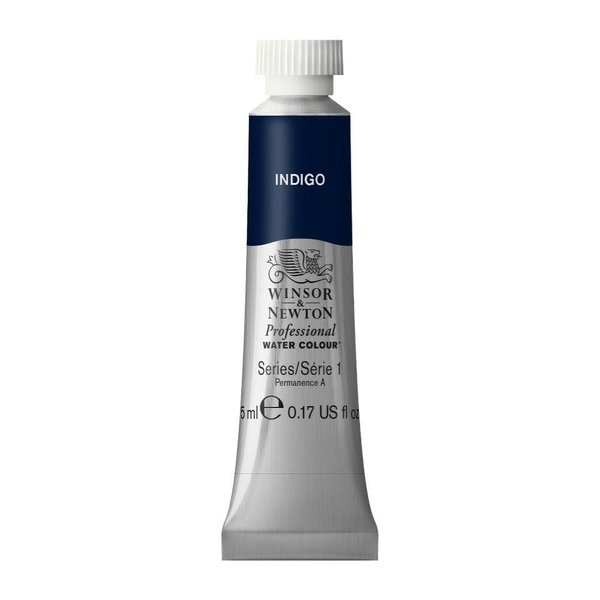 Winsor & Newton Professional Watercolor, 5ml (0.17-oz) Tube, Indigo
