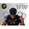 Twist It Up Comb (Bond Black) - Alternative to Hair Sponges for Black Men Curls and Sponge for Hair, Tennis Racket for Hair Twist Comb