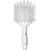 SPARTA 4054200 Nylon Dish Scrub Brush, Utility Brush, Cleaning Brush With Hanging Hole For Kitchen, Restaurant, Home , 8 Inches, White