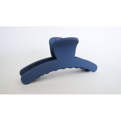 Generic Long matte blue hair claw clip for long hair