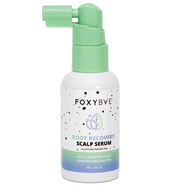 FoxyBae Scalp Serum - Hair Oil for Itchy Scalp Treatment - Soothing Hair Serum - Moisturizer, Cleanser, Detox - Itchy Scalp Relief - Clarifies Build Up - Promotes Growth - Adds Shine - 2 Fl. Oz
