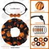 Hotop 48 Pcs Basketball Gifts Basketball Team Gifts Set Included 24 Pcs Hair Scrunchies Hair Bands Elastic Hair Ties 24 Pcs Adjustable Basketball Bracelets for Players Sport Accessories Party Favors
