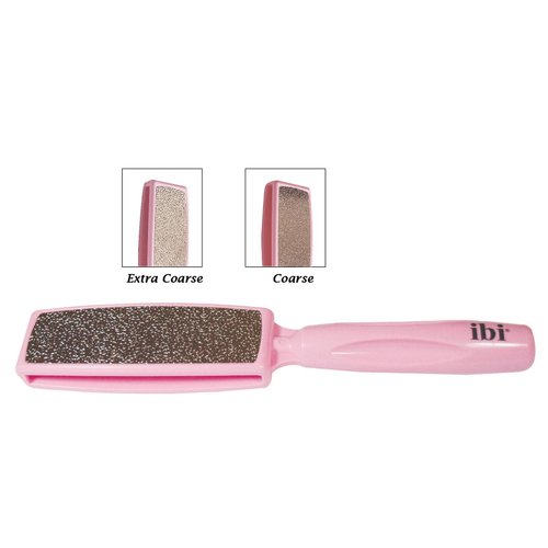 IBI 2-Sided Nickel Foot File Rasp for Callus Removal, Hypoallergenic, Empty Type