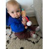 Baby Baseball Toy | Ideal Toy from Birth to 12 Months | My First Baseball bat | Inspire and Play | Extra Sensory Features for Babies | Part of The LITTLE SPORT STAR Collection for Babies