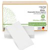 SimuLinen – White – Disposable Dinner Napkins with Discreet Pocket for Utensils - Decorative, Absorbent, Paper Napkins perfect for Silverware, size 17”x17” – Box of 75