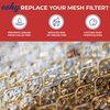 Air Filter Factory Flat Round Grease Filter 9.5" x 0.094" With Center Hole 12-Layer Aluminum Kitchen Exhaust Air Vent Screen