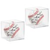 2 Pack Baseball Display Case - UV Protected Acrylic Holder for Display, Clear Display Case Baseball Box Memorabilia Showcase Autograph Ball Protector - Fits Official Size Ball (2 Pack)