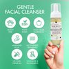 Peak Scents Gentle Organic Facial Cleanser - Natural Face Wash with Rose Phyto³ - Hydrating Gentle Cleanser, Ideal for Women - All Natural, Organic Face Wash - Sulfate Free Foam Wash (5 oz)