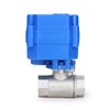 U.S. Solid - Motorized Ball Valve- 1/4 In Stainless Steel Ball Valve with Full Port, 9-24V DC and 2 Wire Reverse Polarity by U.S. Solid