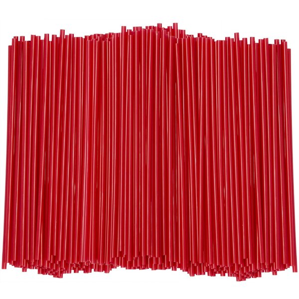Comfy Package, 5 Inch Coffee & Cocktail Stirrers/Straws (1000 Count) Disposable Plastic Sip Stir Sticks – Red