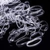 1000Pcs Transparent Clear Hair Ties, Hair Rubber Bands, Small Elastic Hair Ties, Mini Seamless Rubber Bands for Babies, Girls, Women to Weave Different Hairstyles，Hair Accessories