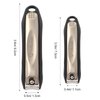 2pcs Nail Clipper Set with Comfort Grip Nail Catcher, Ultra Sharp & Durable Nail Clipper Cutters Trimmer for Men and Women, 18-month Replacement Warranty