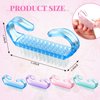 Patelai 24 Pcs Handle Grip Nail Brush Colorful Nail Scrubber Cleaner Fingernail Brushes Hand Toes Scrub Cleaning Brushes Pedicure Scrubbing Tool for Men and Women, Multicolor Brush