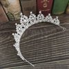 LKBBC Green Crown, Crystal Mermaid Birthday Fairy Crown,Princess Sweet 16 Quinceanera Queen Tiara Headband