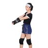 Topbuti 4 Pcs Volleyball Accessories Volleyball Knee Pads Volleyball Arm Sleeves Protection Volleyball Headband Drawstring Bag for Women Girls Youth Teens Training
