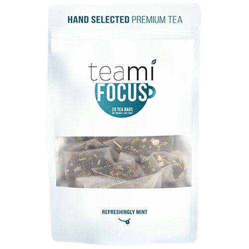 Teami Focus Tea - Herbal tea for mental clarity focus - Better focus blends for Alertness, Concentration and Clarity