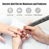 Electric Nail Drill Professional Efile Nail Drill Kit for Acrylic, Gel Nails, Manicure Pedicure Kit for Polishing Shape Tools(Black)