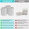 ViveCare Soft Cloth Surgical Tape 2" x 10 Yards (3 Rolls) - Hypoallergenic Medical Paper Tape for Wound Care - First Aid Kit Supplies for Wound Dressing - Latex-Free Breathable Tape Gauze