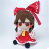 KILA MILA Anime Figure Reimu Doll Plush Stuffed Toy Kawaii Plushies Cosplay Gift