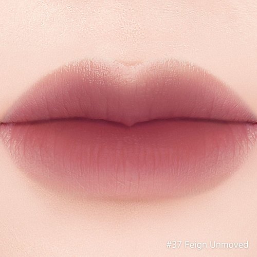 BBIA Last Velvet Lip Tint - Soft & Creamy Matte Finish Lip Stain, Blur Effect with Velvety Texture, Long-Lasting, High Pigment, Lightweight, Non-Drying, Korean Lip Makeup (37 FEIGN UNMOVED)