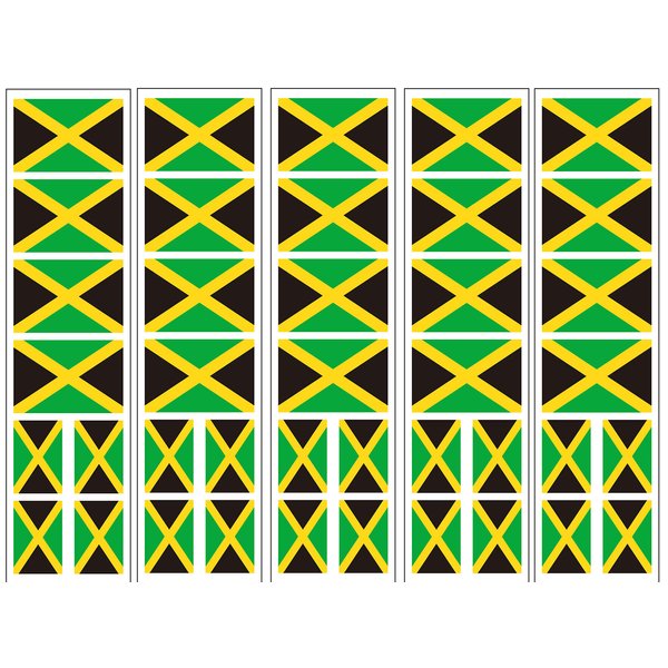 40 Tattoos: Jamaica Flag, Jamaican Party Favors