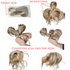 Aimole Synthetic Ponytail Claw Clip-on Straight Wig Short Extensions Hair Hairpiece(613-Pale Blond)