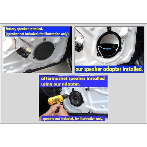 Speaker Adapter Spacer Rings SAK011_55-1 Pair - Fits Chrysler, Dodge, And Jeep - 1 Pair