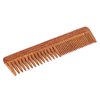 SVATV Handcrafted Neem wood Comb For Detangling Hair For Thick, Curly And Wavy Hair, Non-static And Eco-friendly With Wide Tooth For Grooming Hair Comb - N - 78