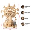 Solar 3D Wooden Puzzles for Adults Birthday Gifts for Kids Ages 6-8-10-12-14 Ferris Wheel DIY Model Kit Educational Puzzle Building Toys STEM Projects Science Experiments