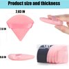 8 Pcs Cotton Powder Puff Face,JASSINS Triangle super soft Both dry and wet Makeup Setting Puff,For Concealer/Loose Powder/Body Powder/Foundation/Blush Makeup Sponge Set (Black,pink)