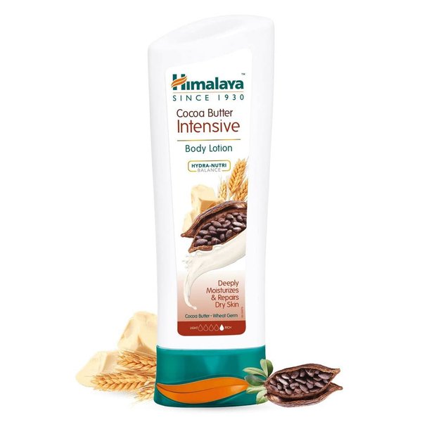 Himalaya Cocoa Butter Intensive Body Lotion, Daily Ultra Moisturizer for Dry Skin, 13.53 oz