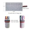 Ergonomic Crochet Hooks with Roll Felt Bag, Crochet Hooks Set for Arthritic Hands, Size from B to J