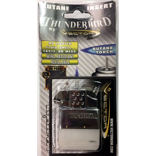 Vector Thunderbird Butane Dual Flame Torch and Regular Gas Insert - Gifts for Him, for Her, for Boys, for Girls, for Husband, for Wife, for Them, for Men, for Women, for Kids
