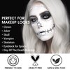 BOBISUKA White Face Paint, Clown Makeup Body Paint, Blendable Cream Face Painting Kits for Skull Joker Vampire Mime , Halloween Skeleton Cosplay, Costume, Parties,Stage, Theater