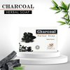 HERBOGANIC Charcoal Herbal Soap | Natural Bar Soap for Face and Body | Detoxifying and Cleansing | Infused with Charcoal | Gentle for Men and Women | 5 Oz (Pack of 3)…