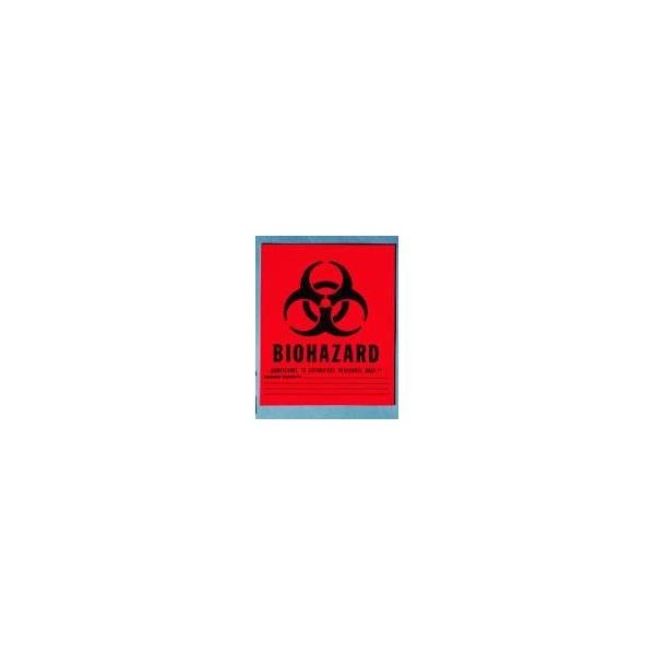Medical Action Infectious Waste Bag, Red, 5 Gallon, 16" x 24", 20/Roll