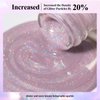 Bevimee Holographic Nail Polish 12ML Iridescent Chameleon Rainbow Effect Healthy Fast Drying Shimmer Glitter Nail Polish Light Purple Holo Laser Pearl Nail Polish Nail Art-No Require Cured 1PCS