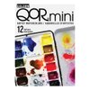 QoR Mini Set by GOLDEN, 12 Half Pan Watercolors, Professional Watercolor Paint Set