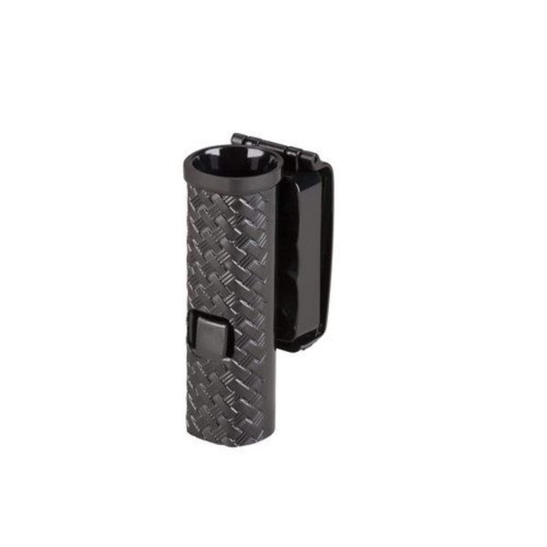 Monadnock 16-21-Inch Friction Lock Front Draw Baton Holder with 360 Degree Swivel Clip-On Basket (Black Basketweave)