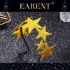 EARENT Sparkly Star Headbands Five-pointed Stars Hair Band Festival Star Headwear Cute Holiday Party Costume Headpiece for Women Girls (B-Gold)